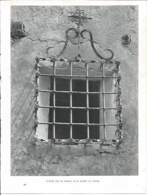 LAMINA 21918: Reja en el Rincon de Ademuz