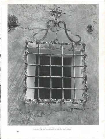 LAMINA 21918: Reja en el Rincon de Ademuz