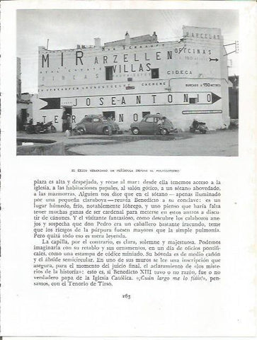 LAMINA 21890: Calle de Peñiscola