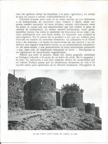 LAMINA 21874: Torres del Castillo de Onda