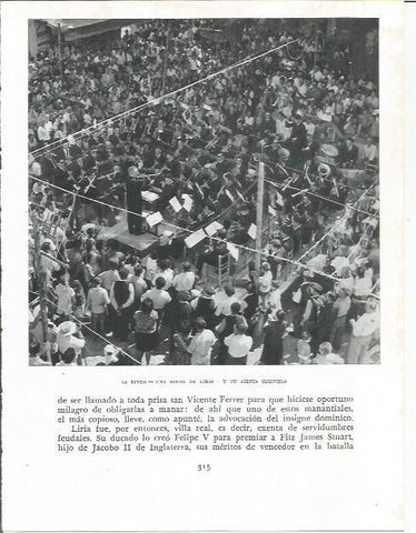 LAMINA 21915: Banda de Liria
