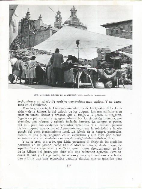 LAMINA 21913: Mercadillo en Liria