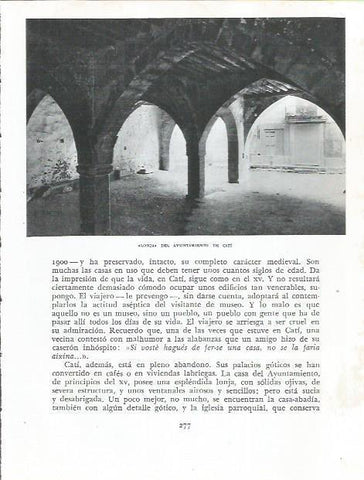 LAMINA 21897: Lonja del Ayuntamiento de Cati, Castellon