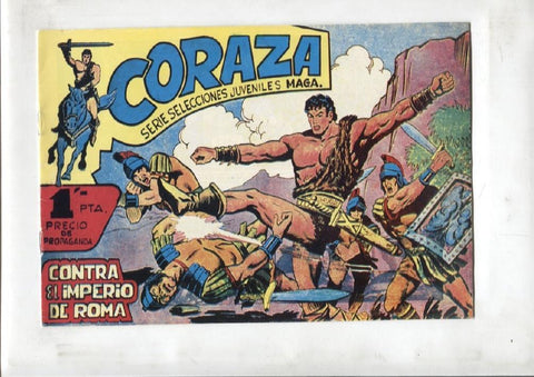 Facsimil: Coraza numero 01: Contra el imperio de Roma