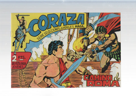 Coraza, facsimil numero 08: Camino de Roma