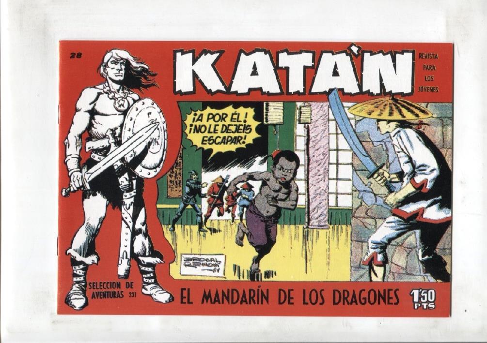 Facsimil: Katan numero 28: El mandarin de los dragones