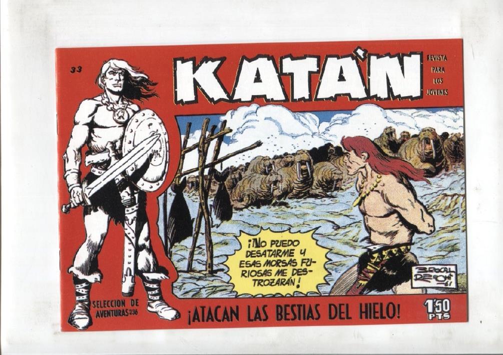 Facsimil: Katan numero 33: Atacan las bestias del hielo