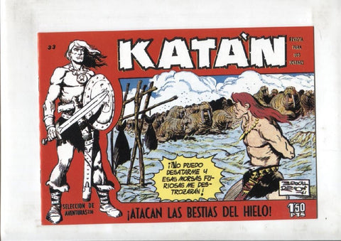 Facsimil: Katan numero 33: Atacan las bestias del hielo