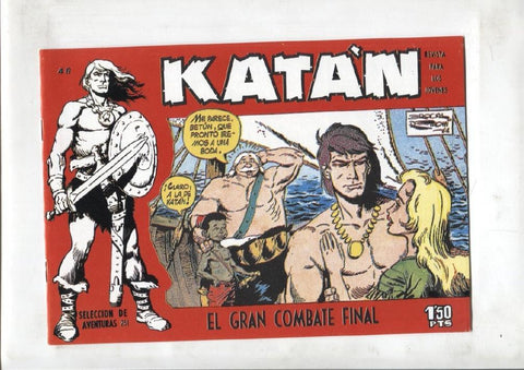 Facsimil: Katan numero 48: El gran combate final, fin de esta coleccion