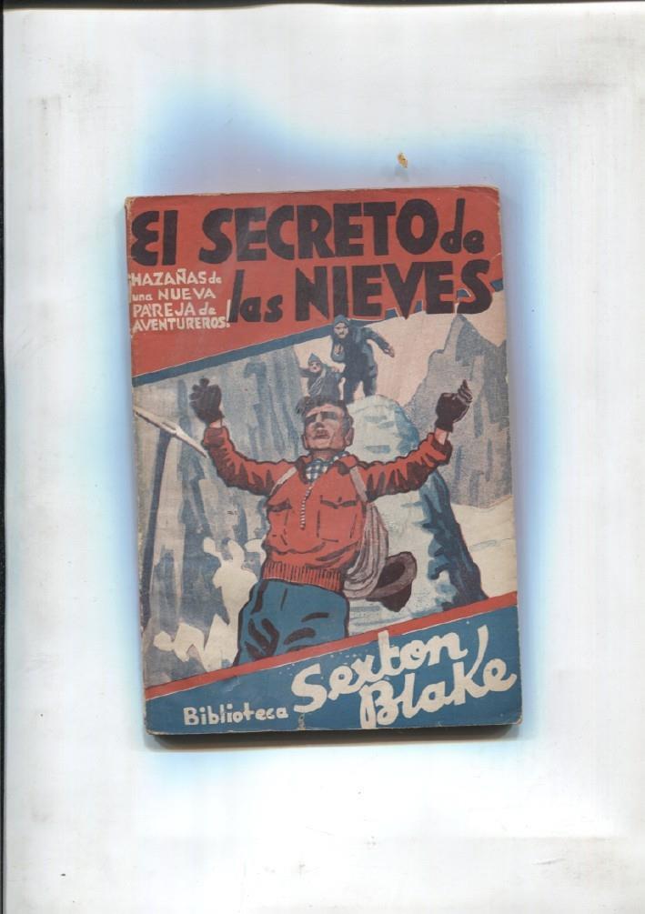 Biblioteca Sexton Blake numero  030: El secreto de las nieves