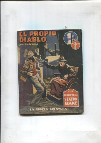 La novela aventura: Biblioteca Sexton Blake numero  028: El propio diablo