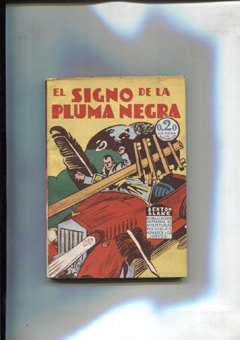 Magazine Sexton Blake numero  496: El signo de la pluma negra