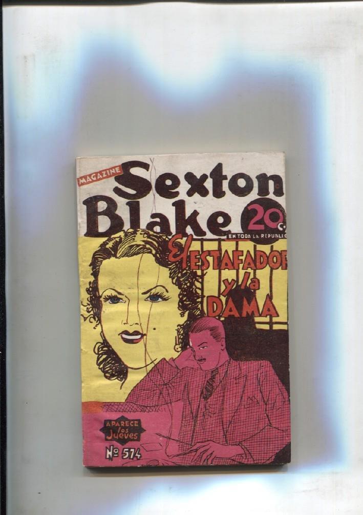 Magazine Sexton Blake numero  574: El estafador y la dama