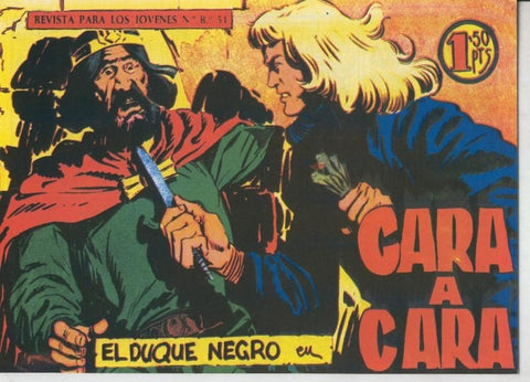 Facsimil: El Duque Negro numero 04: Cara a cara
