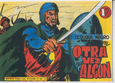 Facsimil: El Duque Negro numero 09: Otra vez el halcon