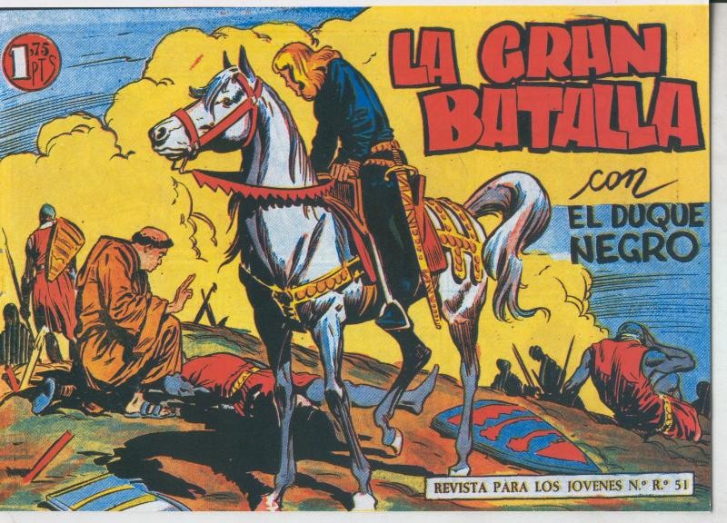 Facsimil: El Duque Negro numero 10: La gran batalla