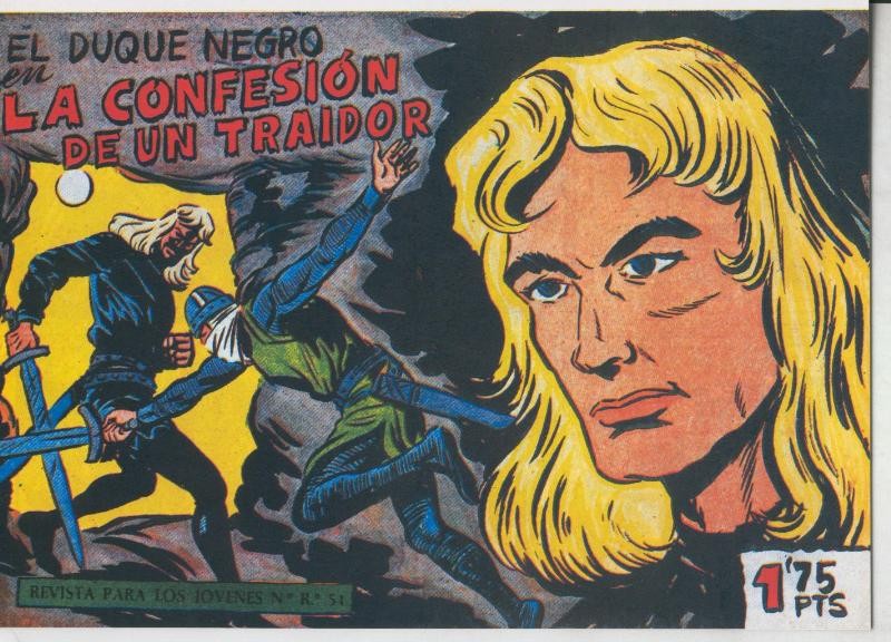 Facsimil: El Duque Negro numero 11: La confension de un traidor