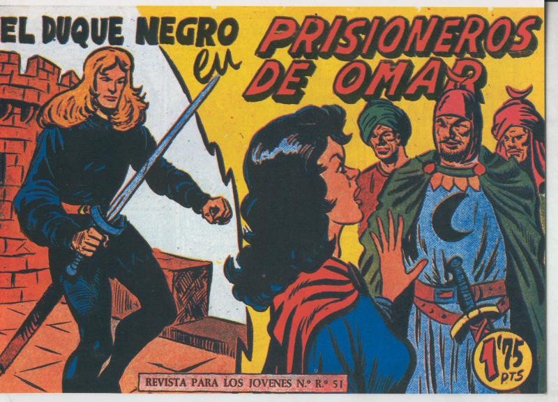 Facsimil: El Duque Negro numero 12: Prisioneros de Omar