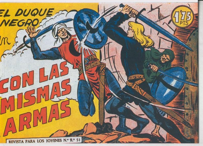 Facsimil: El Duque Negro numero 13: Con las mismas armas