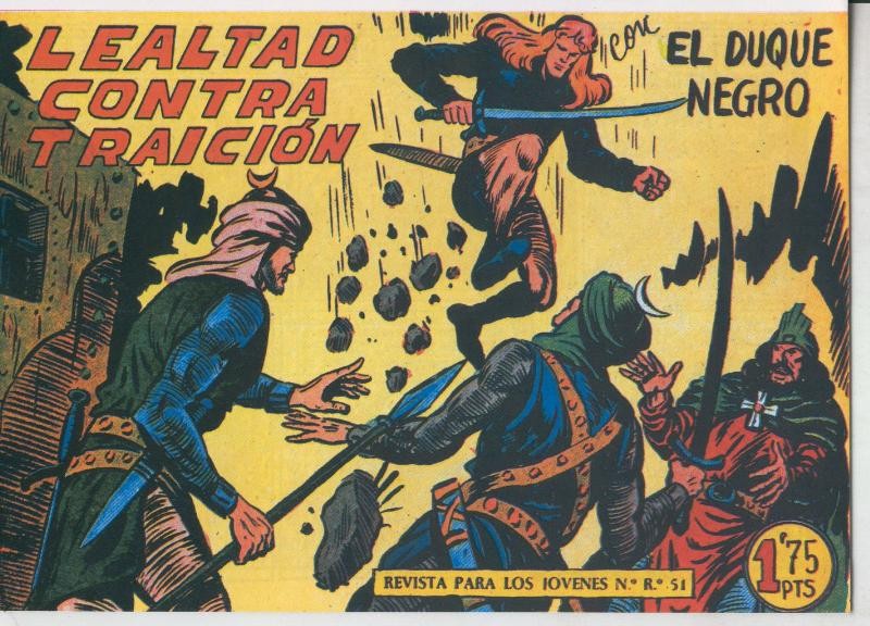 Facsimil: El Duque Negro numero 16: Lealtad contra traicion