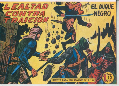 Facsimil: El Duque Negro numero 16: Lealtad contra traicion