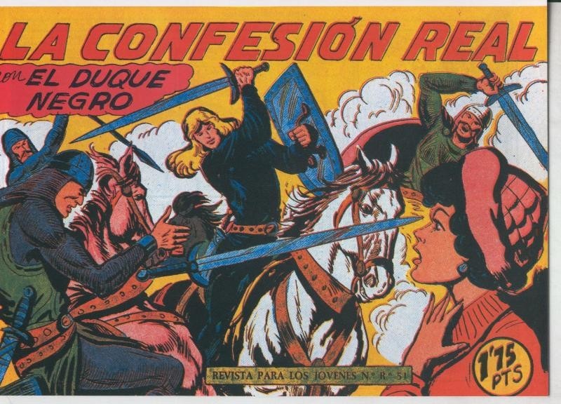 Facsimil: El Duque Negro numero 17: La confesion real