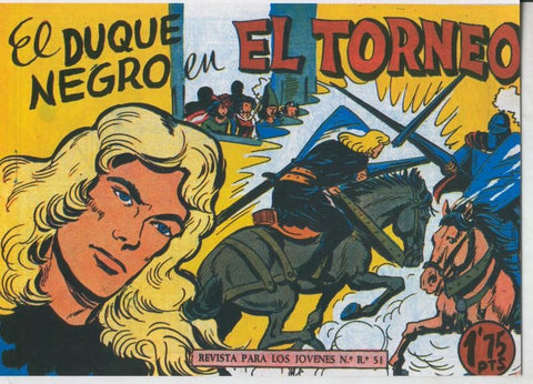 Facsimil: El Duque Negro numero 19: El torneo