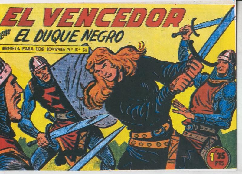 Facsimil: El Duque Negro numero 20: El vencedor