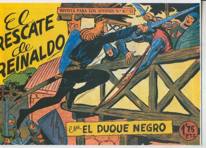Facsimil: El Duque Negro numero 21: El rescate de Reinaldo