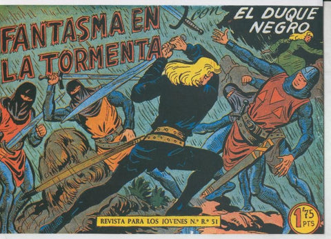 Facsimil: El Duque Negro numero 22; Fantasma en la tormenta