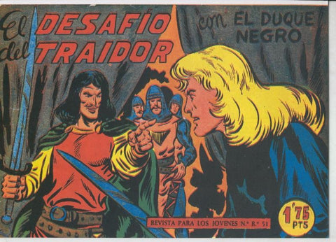 Facsimil: El Duque Negro numero 23: El desafio del traidor