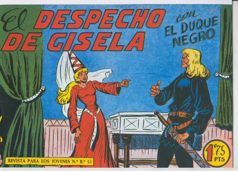 Facsimil: El Duque Negro numero 26: El despecho de Gisela