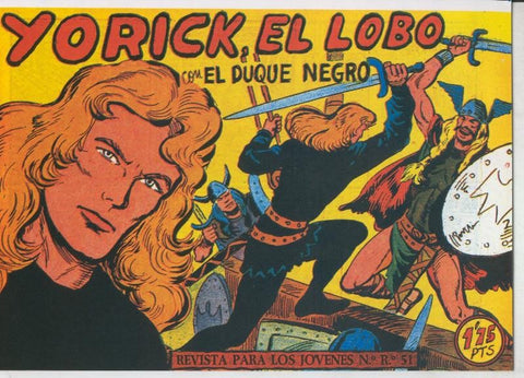 Facsimil: El Duque Negro numero 29: Yorick, el lobo