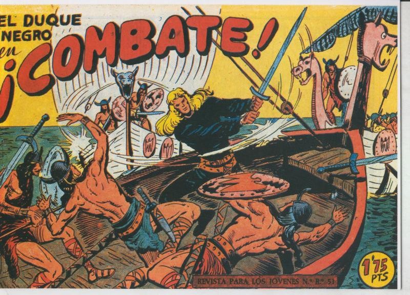Facsimil: El Duque Negro numero 31: Combate