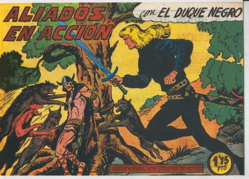 Facsimil: El Duque Negro numero 33: Aliados en accion