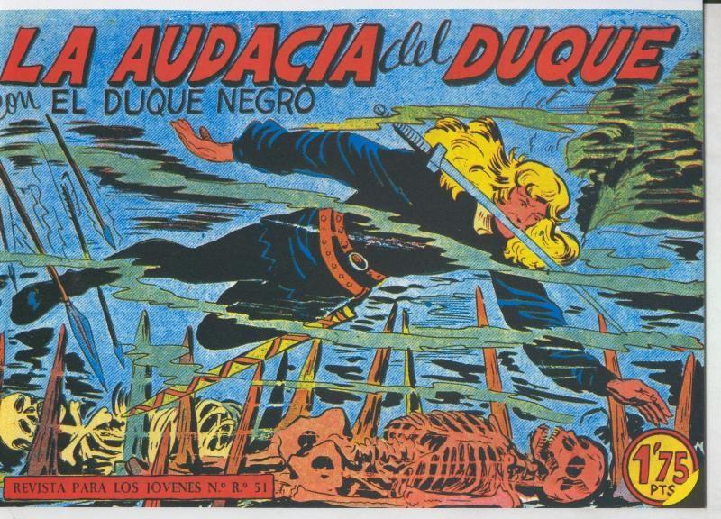 Facsimil: El Duque Negro numero 35: La audacia del Duque