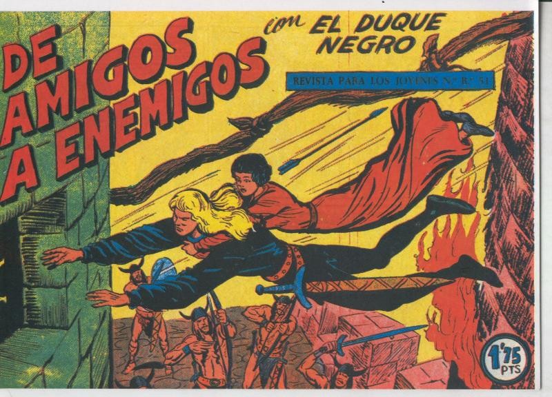 Facsimil: El Duque Negro numero 36: De amigos a enemigos