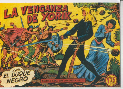 Facsimil: El Duque Negro numero 37: la venganza de Yorik