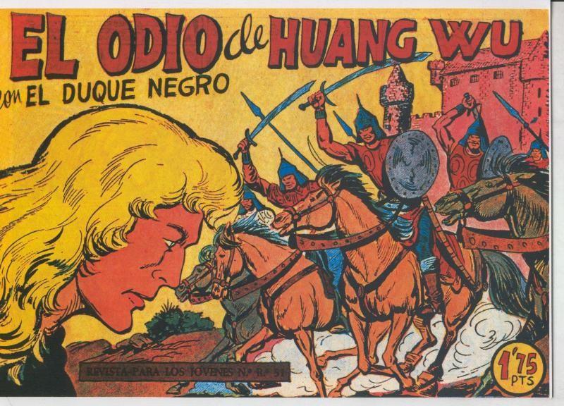 Facsimil: El Duque Negro numero 38: El odio de Huang Wu