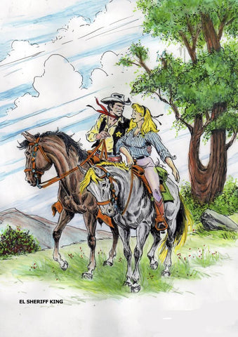 Poster DIN 4 numero 0054: El Sheriff King, serie Clasicos Españoles 