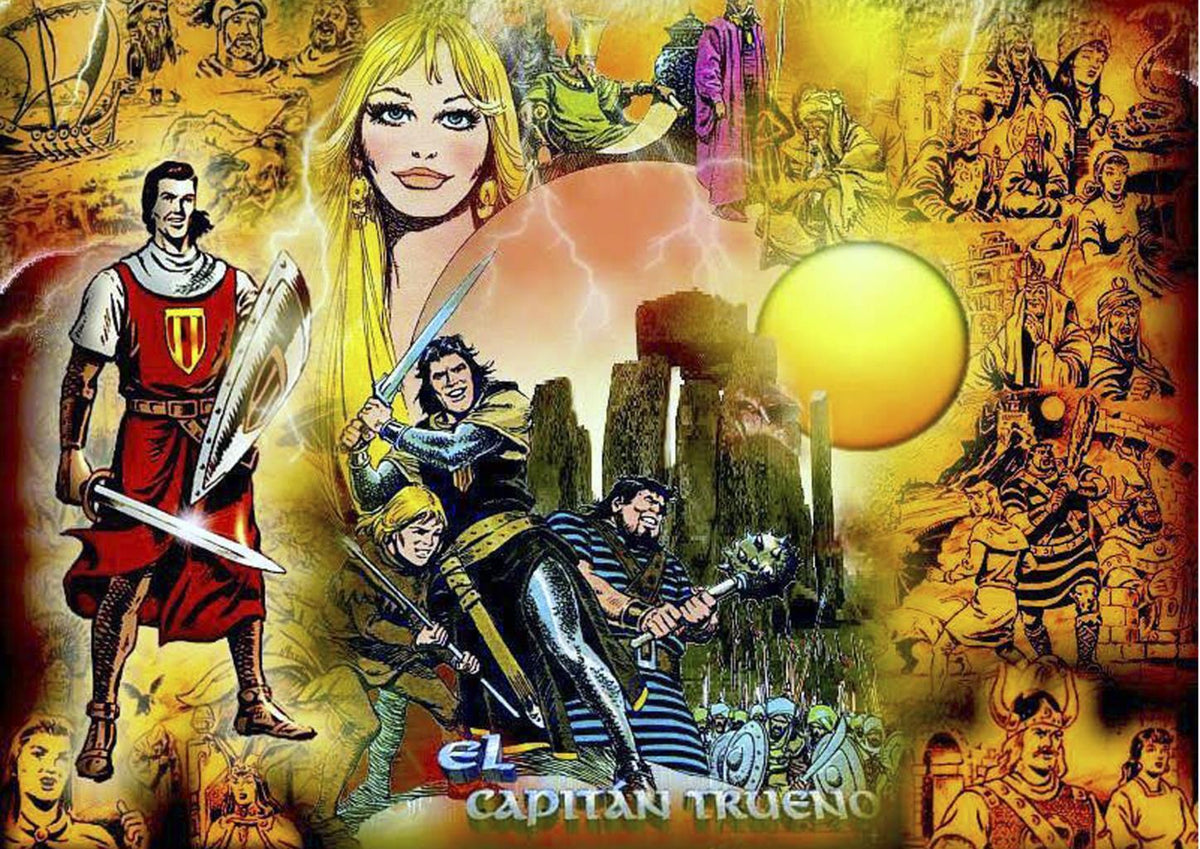 Poster DIN 4 numero 0033: El Capitan Trueno