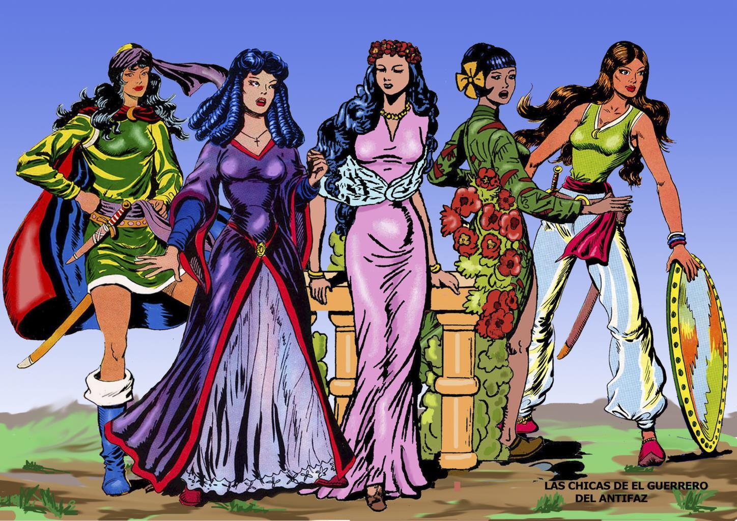 Poster DIN 4 numero 0036: El Guerrero del Antifaz: Las chicas