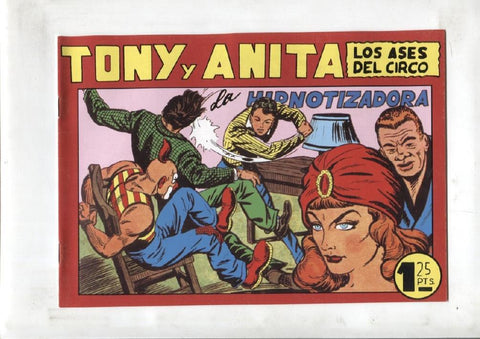 Facsimil: Tony y Anita numero 005: La hipnotizadora