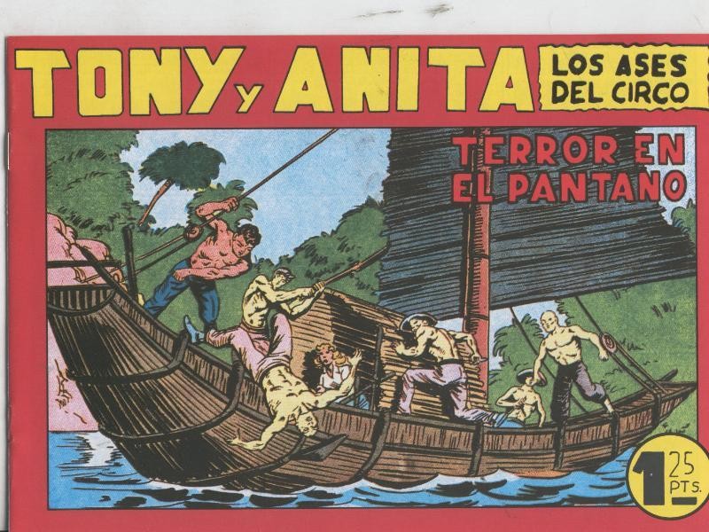 Facsimil: Tony y Anita numero 056: Terror en el pantano 
