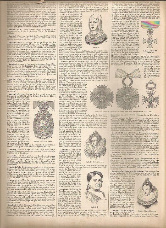 LAMINA 23242: Reinas con nombre Isabel