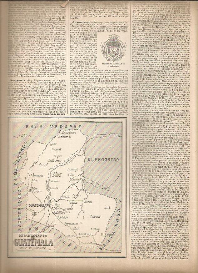 LAMINA 23186: Mapa del Departamento de Guatemala