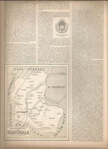 LAMINA 23186: Mapa del Departamento de Guatemala