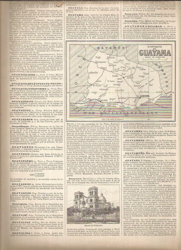 LAMINA 23185: Mapa del Distrito de Guayama, Puerto Rico