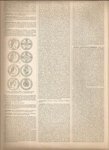 LAMINA 23176: Monedas de Guinea