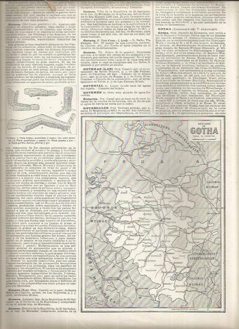 LAMINA 23220: Mapa del Ducado de Gotha, Alemania
